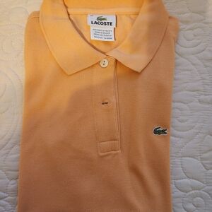Women's Lacoste Top, EU size 40, lt Orange